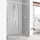 Duschtür Schiebetür rechts 106-111 x 200 cm silber ESG klar Clean LID2R110201PK