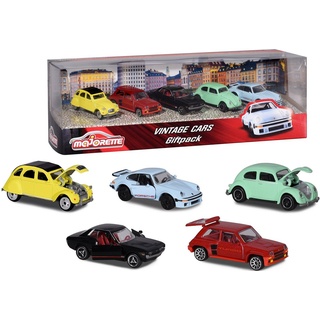 majORETTE Spielzeug-Auto Vintage, (Set, 5-tlg) bunt