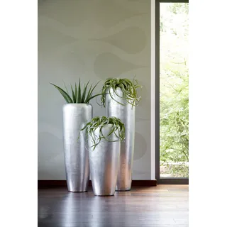 Vase Cleo - Silber - 97 cm