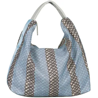 Tom Tailor Leoni Schultertasche Baumwolle Light Blue