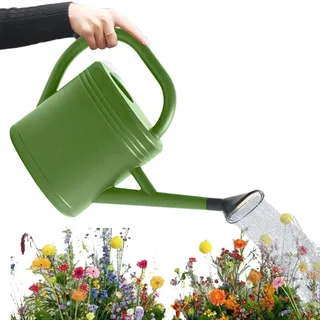 Penlimly Gießkanne Für Draußen | 3 Liter Tragbare Kanne Mit Abnehmbarer Langer Tülle | Blumengießkanne | Für Draußen, Haus, Weihnachten, Terrasse, Rasen, Gartengestaltung, Hinterhof, Innenhof