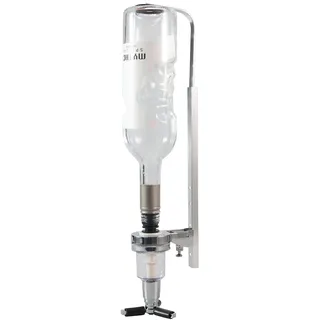 Stalgast Flaschenhalter mit 30 ml Dosierausgießer, Regalmontage, für vier Flaschen, H. 240 bis 350 mm