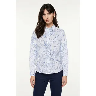 GANT Langarmbluse Floral Print Weiß 40