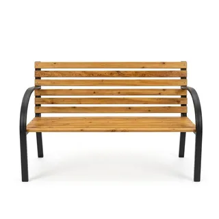 BruKa Gartenbank 2-Sitzer TOSKANA Holzbank Terrasse Garten Holz Sitzbank