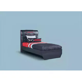 aea Designer Bett 120 x 200 cm Schwarz