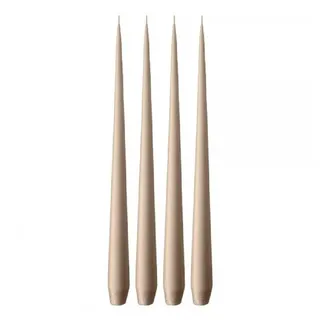 ester & erik Tafelkerze Spitzkerze Taper Candle Nougat Note (4-teilig) (42cm)