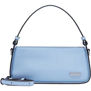 Mini Bag LIEBESKIND BERLIN "Crossbody XS Calf" Gr. B/H/T: 23 cm x 11 cm x 7 cm, blau (breath) Damen Taschen Handtaschen kleine Tasche, Clutch, zertifiziert nach Leather Working Group