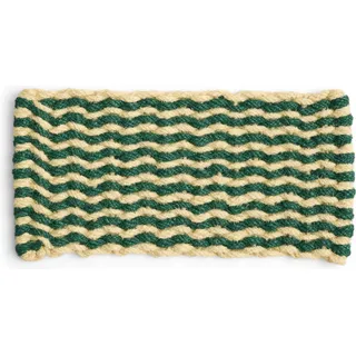 Fußmatte Coco Wave, beige-grün
