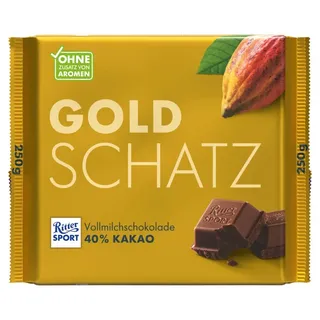 Ritter Sport Goldschatz Vollmilchschokolade 250 g