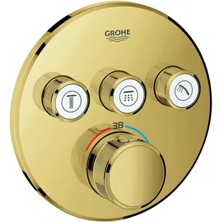Grohe Grohtherm SmartControl Duschthermostat rund für 3 Verbraucher Messing 29121GL0
