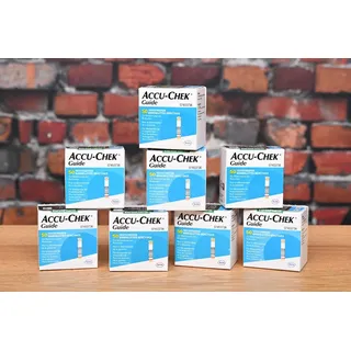 8x ROCHE Accu-Check Guide Blutzucker Teststreifen 400 Stück MHD 2027 - NEU