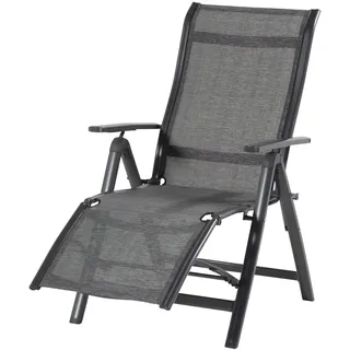 Hartman Alice Comfort Relaxsessel in Xerix & Anthrazit, solides Aluminiumgestell mit Sitzfläche aus Kunststoff, 70 x 67 x 111 cm