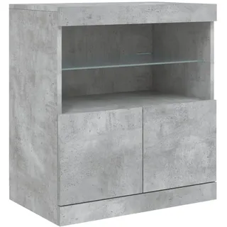 vidaXL Sideboard 60 x 67 x 37 cm Betongrau