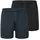 Boxershorts Schwarz Blau XXL