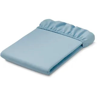 Tchibo - Microfaser-Spannbettlaken - hellblau