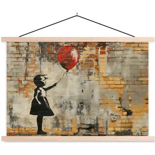 onlywow Poster, mit Leiste Ballon | Gr.: 120 x 80 cm
