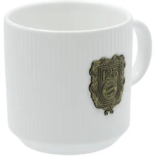 FC Bayern München I Tasse Platine - 125 Jahre I Weiß
