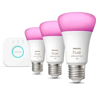 Philips LED-Birne 11W E27 1100 lm 3 St. warmweiß