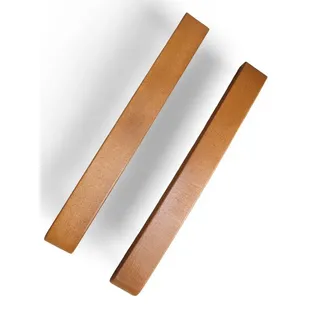 DM-Handel Hochlehner Klappstuhl Gartenstuhl 2x Ersatzarmlehnen (in Braun, Grau oder Natur), aus Holz braun