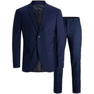 JACK & JONES Franco Anzug Medieval Blue / Super Slim Fit 52