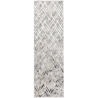 Tapiso Läufer, Hellgrau, Textil, Marmor Optik, Rechteckig, 120x200 cm, Teppiche & Böden, Teppiche, Teppichläufer