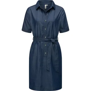 Ragwear Jeanskleid Midikleid Blau 34