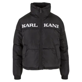 Karl Kani Winterjacke Karl Kani Damen KW-JK012-001-01 KK Retro Essential Puffer Jacket (1-St) schwarz
