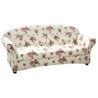 58 aufm Kessel SOFA Landhaus 2,5-Sitzer Kama Bezug Flachgewebe Blumenmuster 3 | Gr.: onesize