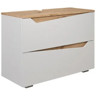 Vicco Waschbeckenunterschrank Marelle 80 x 57.5 cm mit 2 Schubladen, Rechteckig, 80x57.5x35 Badezimmer, Badezimmerschränke, Waschbeckenunterschränke