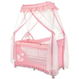 Lorelli Reisebett Magic Sleep 2 Ebenen Baldachin Mobile Wickelauflage faltbar