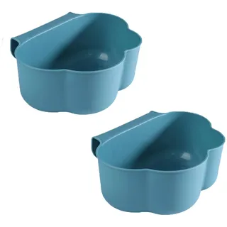 Geananao ABS Wickeltisch Organizer 2er Set Küchenschrank Tür Hängende Abfallbehälter, Auffangschale für Küchenabfälle zum Einhängen, wickeltisch organizer zum anhängen