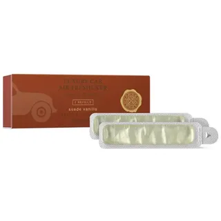 Rituals Raumduft Rituals Suede Vanilla Car Air Freshener Refill 2x3g (Sinnlicher Duft mit Vanille und Sandelholznoten, 2-St) beige|orange
