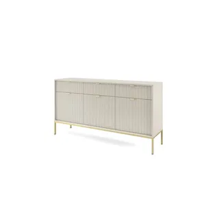 Möbel Kraft Sideboard ¦ beige ¦ Maße (cm): B: 154 H: 83