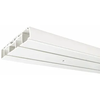 LIEDECO Gardinenschiene 2-läufig Ø 0 mm 250 cm Weiß