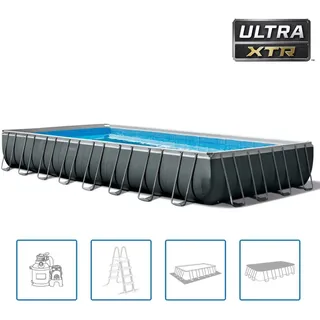 Intex Swimmingpool-Set Ultra XTR Frame Rechteckig 975 x 488 x 132 cm