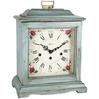 Hermle Tischuhr mechanische Tischuhr - Vintage Blau - Hermle Modell: 22915-V70340