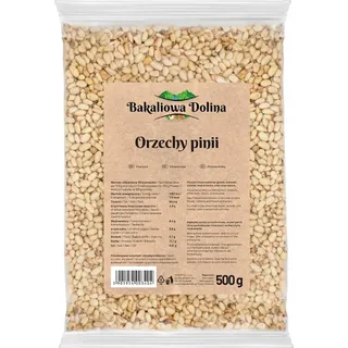 Pinienkerne 500 G - Salatzutat - Pesto-Basis - Geschält und Naturbelassen - Erlesene Auswahl