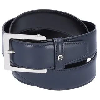 AIGNER Business Gürtel Leder 90 cm blau