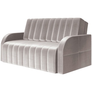 e-meubles - Innovatives Schlafsofa mit Schlaffunktion Sofa Sessel elegantes Design – MONTANA 120 (Beige – Paros 02)