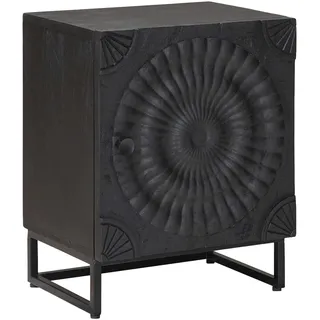 vidaXL Nachtschrank 40 x 30 x 50 cm Schwarz