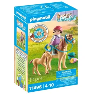 PLAYMOBIL 71498 - Horses of Waterfall - Kind mit Pony und Fohlen