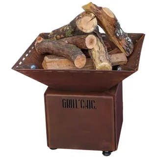 GRILLCHIC Feuerschale Mini Cevenol Corten Carre 42 Simple Cuve