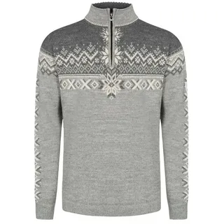 Dale of Norway 140th Anniversary Sweater lightcharcoal smoke offwhite (E) S