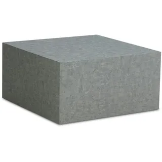 FineBuy Couchtisch FineBuy Wohnzimmertisch MONOBLOC Beton Optik Grau Sofatisch Modern