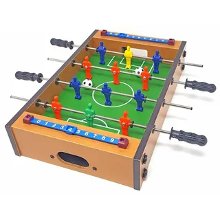 Out of the Blue Tischfussball Spiel Mini Fussball Tisch Kicker 33 x 21 cm Stabil Fertig Montiert