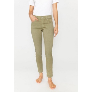 ANGELS Slim-fit-Jeans Jeans Skinny in Coloured Denim mit Label-Applikationen grün 28 - 44