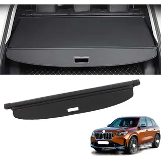 TENREV Laderaumabdeckung Kofferraum Schutz Abdeckung Cargo Cover Ersatz für BMW X1 (U11) SAV 2022 Ausziehbar Kofferraumabdeckung Rollo