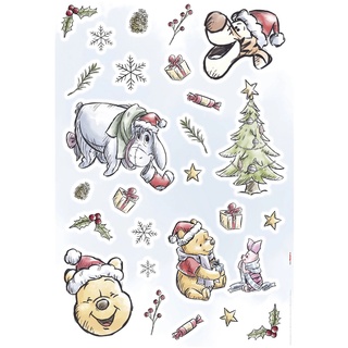 Komar Deko-Sticker Winnie Pooh Christmas 50 cm x 70 cm