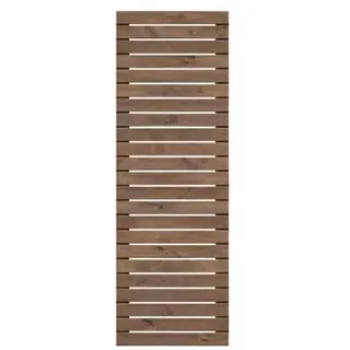 Sichtschutzzaun Valentina Kiefer KDi Braun 60x180cm 51225