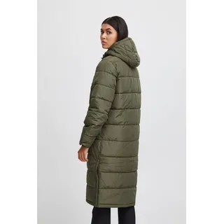 ICHI Wintermantel Steppmantel grün XS